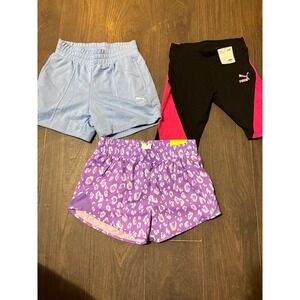 Brand new Set of 3 active shorts size small